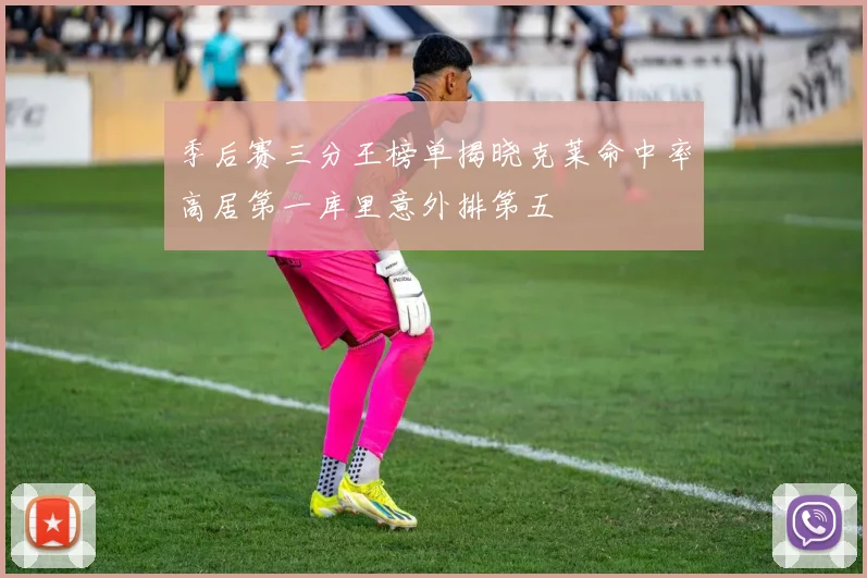 季后赛三分王榜单揭晓克莱命中率高居第一库里意外排第五